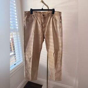 Dickies Men’s Khaki Carpenter Work Pants 38x30 Relaxed Fit